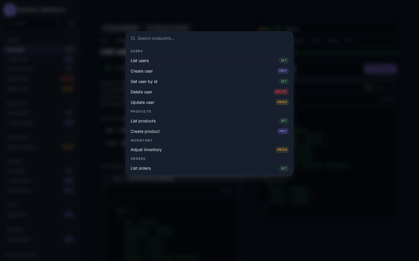 docfy-ui busca com ⌘K