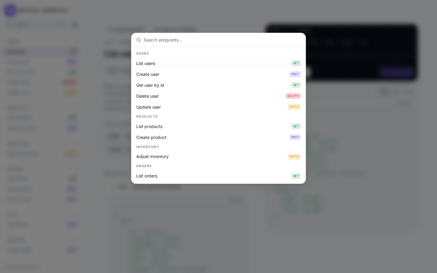 docfy-ui busca com ⌘K